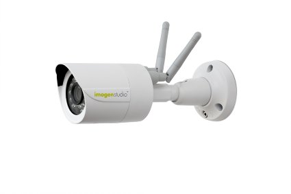 ImogenStudio QCP-A420 Cam HD All Weather Outdoor Video Monitoring Security Camera Motion Detection White
