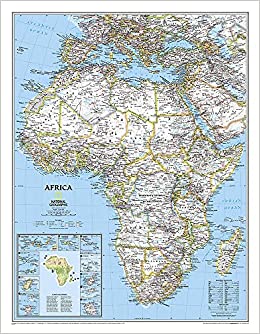 National Geographic: Africa Classic Wall Map - Laminated (24 x 30.75 inches) (National Geographic Reference Map)