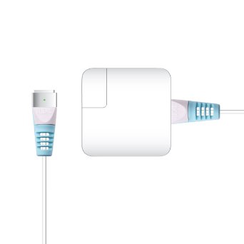 TUDIA Klip Snap On Charging Cable Saver Protector for MagSafe 2 (for MacBook Pro with Retina display) (Blue)