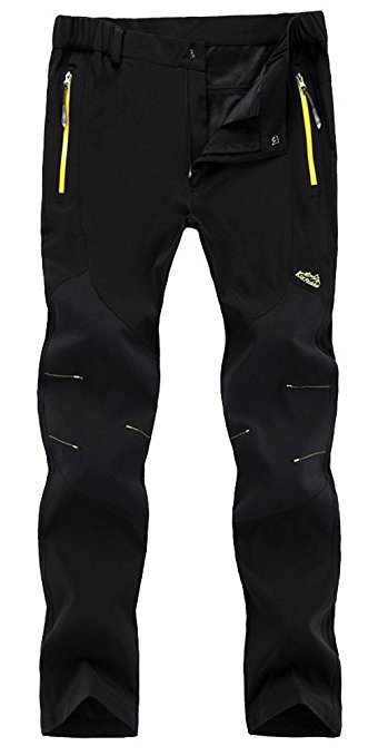 FunnySun Men's Outdoor Lightweight Quick Dry Slim Fit Hiking Camping Pants