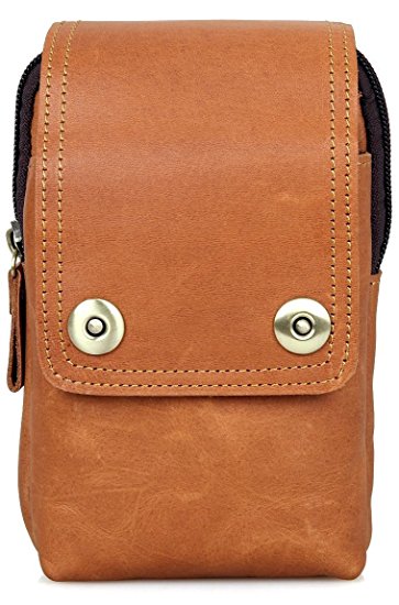 Leather Waist Pack Belt Dress Travel Bag Wallet Pouch Cell Phone Holster