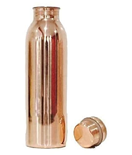 SDO Copper Yoga Water Bottle, 1000ML, Set of 1, Copper