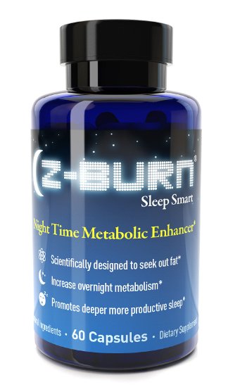 Z-burn -- 60 Capsules -- Night Time Fat Loss Supplement - Sleep Great Lose Weight Guaranteed Results