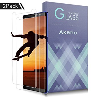 Samsung Galaxy Note 8 Screen Protector,XUZOU Tempered Glass 3D Touch Compatible,9H Hardness,Bubble(2 Pack)