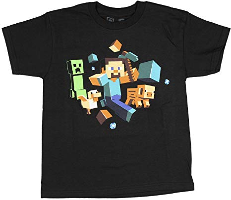 Minecraft - Run Away Youth T-Shirt