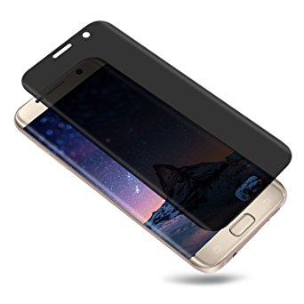 Galaxy S6 Edge Plus Privacy Tempered Glass Screen Protector TOP TRADE US Premium Privacy Anti-Spy 3D Tempered Glass [9H Hardness] [Anti-Scratch] Screen Protector for Samsung Galaxy S6 Edge Plus(Black)