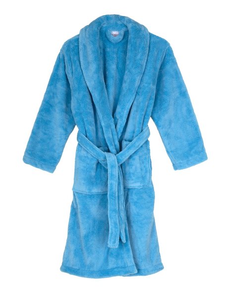 TowelSelections Girls Plush Shawl Robe Super Soft Fleece Bathrobe Made in Turkey