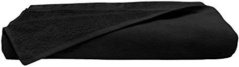 Large Bath Towel - Oversize Bath Sheet (Hotel, Spa, Bath) Super Soft and Absorbent (Black)