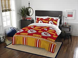 Northwest NFL Kansas City Chiefs Bed in a Bag Set, Full, Rotary