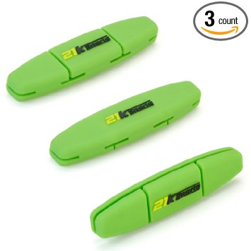 Tennis Vibration Dampener- Set of 3-Tennis Shock Absorber For Strings- Best For Tennis Racket, Premium High Quality- Durable & Long-Lasting- Great For Tennis Players (Green)