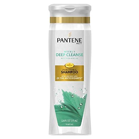 Pantene Pro-V Weekly Deep Cleanse Purifying Shampoo 12.60 oz (Pack of 3)