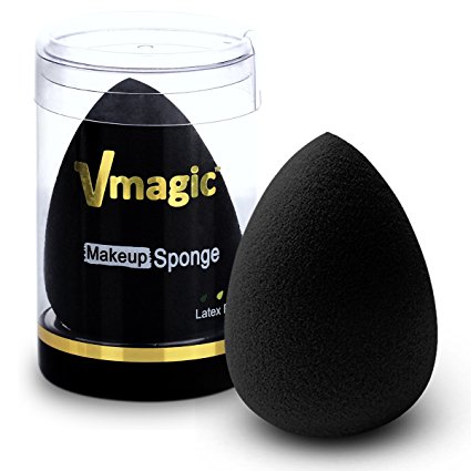 VMAGIC Premium Pro Makeup Sponge, Black