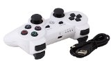 USPRO PS3 Bluetooth 6 Axis Wireless Game Controller Gamepad Joypad Dualshock with Charging Cable for SONY Playstation 3