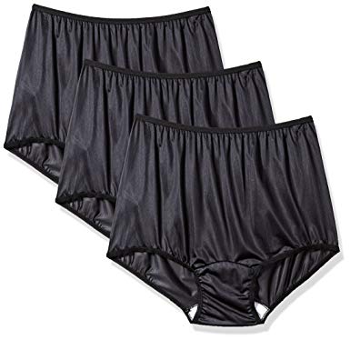 Women's Classic Nylon Panties Briefs - Pack of 3