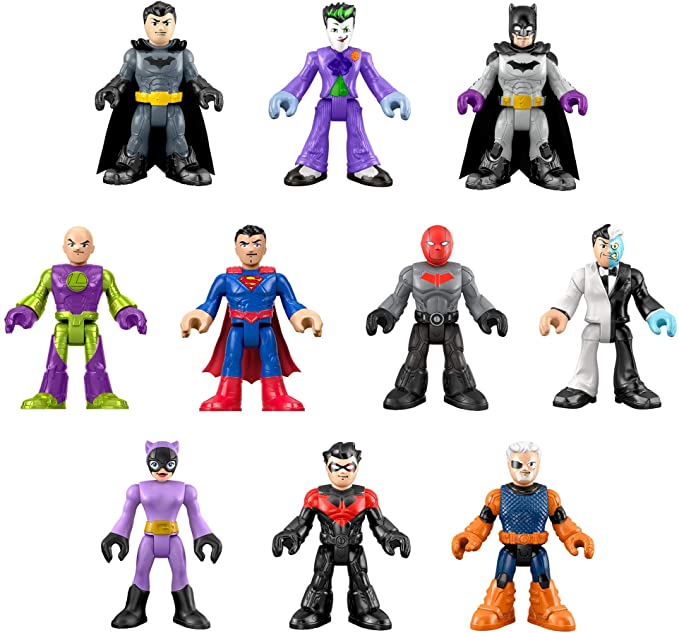 Fisher-Price Imaginext DC Super Friends Ultimate Hero Villain Match-Up Figure Set [Amazon Exclusive]