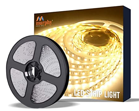 Murphy 25W LED Strip 2835 Cove Light 5 Metre (Warm White, Pack of 1) with Driver