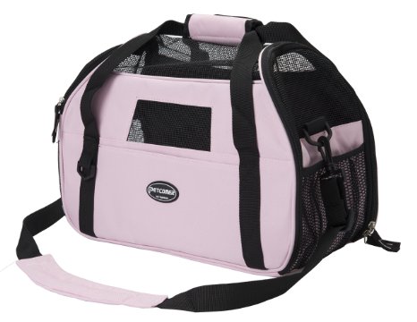 Pettom Outdoor Carrier for Pets Dog Cat Comfort Airlin Approved Travel Tote Soft-Side Bag