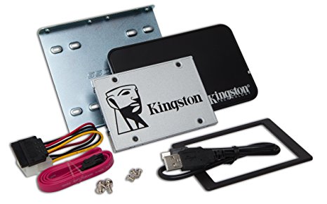 Kingston Digital 120GB SSDNow UV400 SATA 3 2.5" Solid State Drive with Bundle Kit SUV400S3B7A/120G