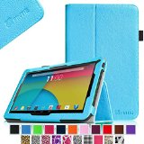 Fintie Dragon Touch A1X Plus  Dragon Touch A1X Plus II 101 case - Folio Premium PU Leather Cover with Stylus Loop for Dragon Touch A1X Plus  A1X Plus II  A1X  A1 101-Inch Android Tablet Blue