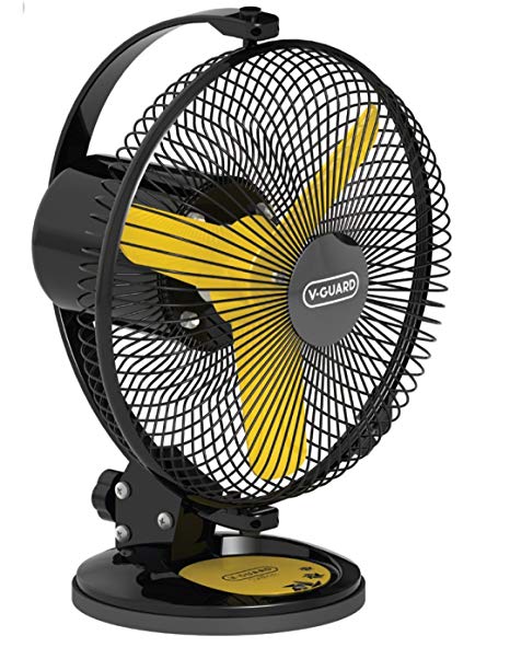 V-Guard Multiutility Fan- Selfee 225mm Yellow Black