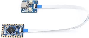 waveshare RP2040-Tiny Mini Development Board with USB Port Adapter Board and FPC Cable,Based on Raspberry Pi Microcontroller RP2040,Dual-Core Arm Processor,Support C/C  , MicroPython, Arduino,