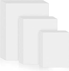 300 Sheets 3 Sizes Watercolor Paper Bulk White Painting Paper Drawing Paper Paint Paper for Students Kids Watercolorists Beginning Crafts Artists, 4 x 6 Inch, 5 x 7 Inch, 9 x 12 Inch