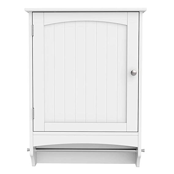 Yaheetech Medicine Cabinet, Hanging Bathroom Cabinet, Wall Cabinet - White 18.9''Lx6.3''Wx25.8''H