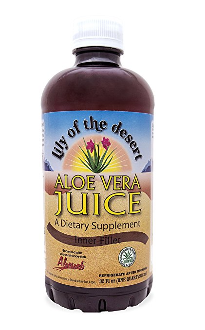 Lily of The Desert Aloe Vera Juice Inner Fillet, 32 Fluid Ounce
