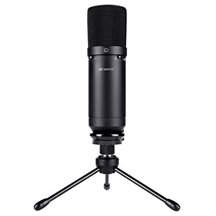 BC Master USB Microphone for Computer 16mm 10dp, Low Noise Low Cut HD for Home Studio Skype Messages FaceTime Twitch YouTube Google Voice Search Games etc, Compatible with Windows Mac, Cardioid