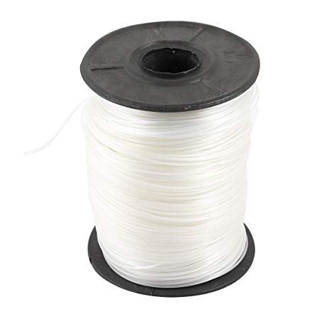 Sourcingmap Fishing Spool Saltwater Nylon Cable Cord Line Reel Clear White 0.7mm Dia