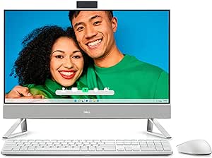 Dell Inspiron 7720 27" FHD Touchscreen All-in-One Desktop PC - 13th Gen Intel Core i7-1355U 10-Core up to 5.0 GHz, 32GB RAM, 1TB NVMe SSD, GeForce MX550, Wi-Fi 6E   Bluetooth, Windows 11 Home, White