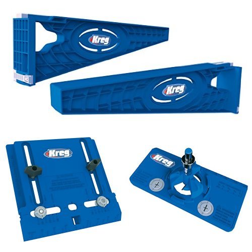 Kreg Tool Company KHI-SLIDE Drawer Slide Jig with KHI-PULL Cabinet Hardware Jig and KHI-HINGE Concealed Hinge Jig