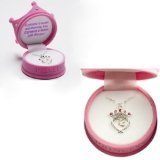 Petite Princess Crown Necklace in Figural Gift Box Colors may vary