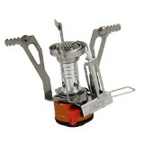 Camping Stove - THZY Ultralight Portable Outdoor Backpacking Camping Stove with Piezo IgnitionButaneButane Propane Canister Compatible