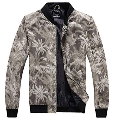 MADHERO Men's Bomber Jacket Lightweight Flight Jacket Coat