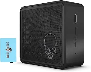 Intel NUC 9 NUC9i7QNX Gaming & Entertainment Mini Desktop Black i7-9750H 6-Core, 32GB RAM, 512GB PCIe SSD, UHD 630, WiFi 6, Bluetooth, 1xHDMI, Win 10 Pro with Hub