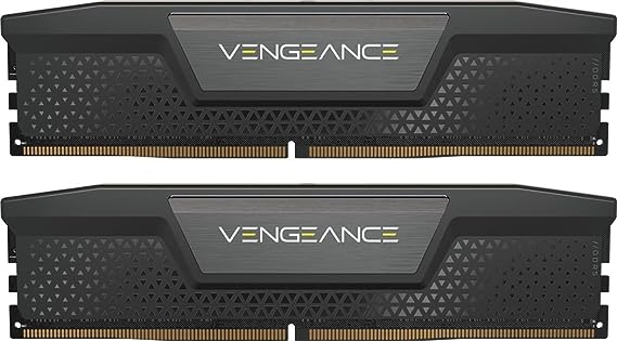 CORSAIR Vengeance DDR5 RAM 96GB (2x48GB) 6400MHz CL32 Intel XMP iCUE Compatible Computer Memory - Black (CMK96GX5M2B6400C32)