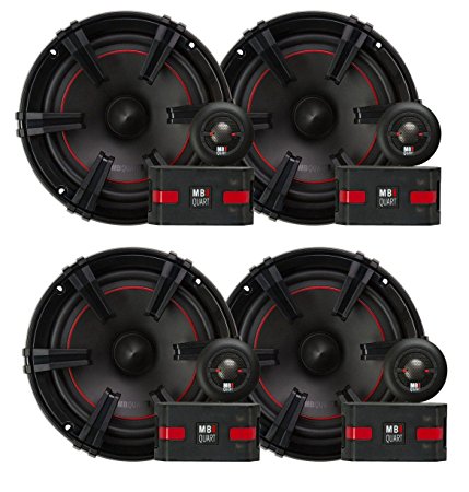 4) MB Quart XC1-216 90W Component 6.5 Inch Speaker Systems X-Line