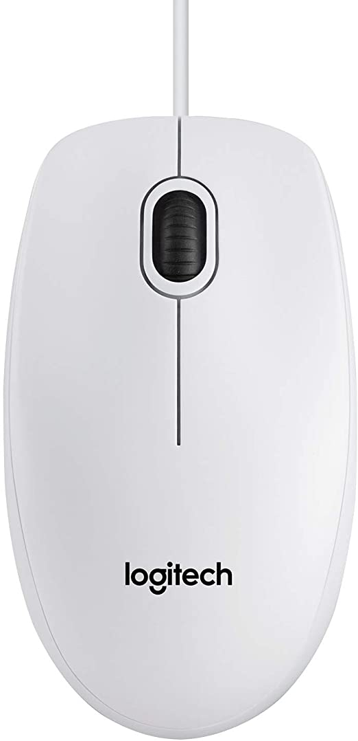 Logitech B100 Optical Mouse White