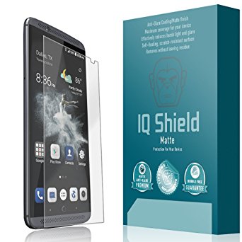 ZTE Axon 7 Screen Protector, IQ Shield Matte Full Coverage Anti-Glare Screen Protector for ZTE Axon 7 Bubble-Free Film - with