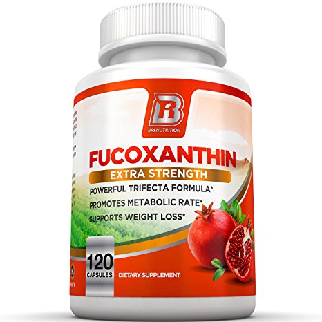 BRI Nutrition Fucoxanthin - Maximum Strength Extract Plus Supplement - 60 Day Supply - 120 Capsules