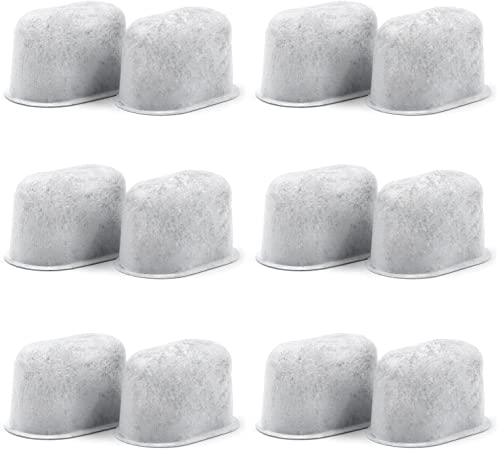 Possiave 12-Pack Cuisinart Compatible Charcoal Water Filter Replacement - for all Cuisinart Coffee Machines