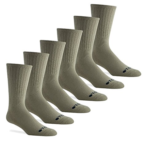 TCS Men's Premium Comfort Casual Crew Socks