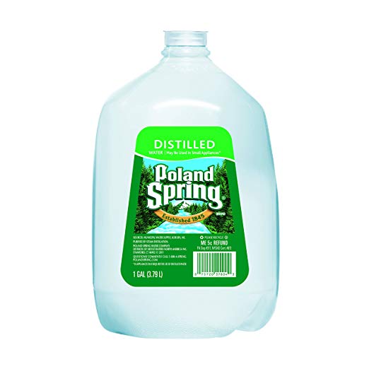 POLAND SPRING, Distilled Water, 1-gallon plastic jug