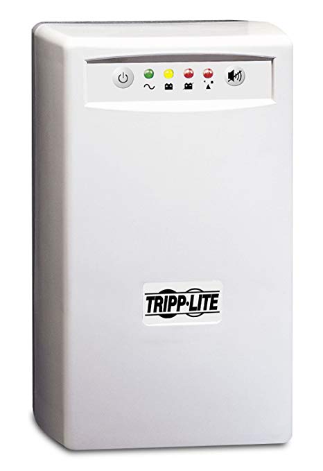 Tripp Lite INTERNETOFFICE500 500VA 280W UPS Desktop Battery Back Up Tower 120V USB RJ45 PC, 6 Outlets