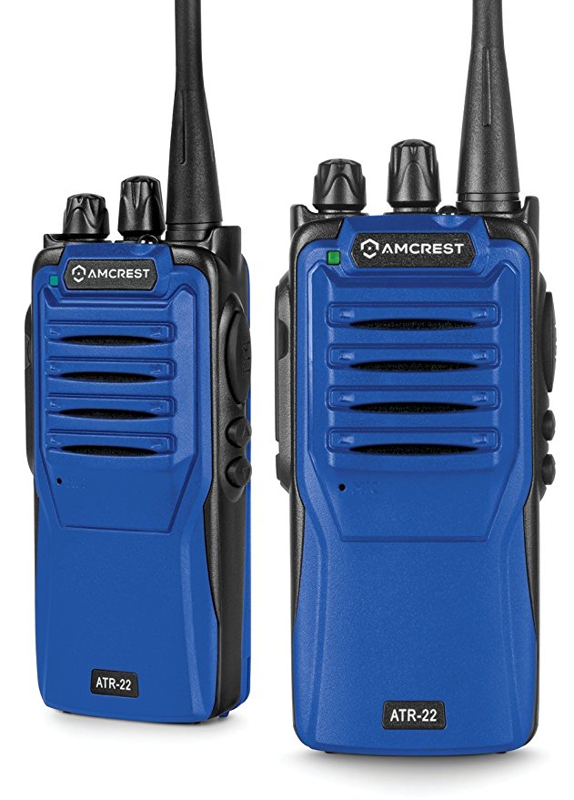 Amcrest Baofeng ATR-22 Two-Way Radios (Pack of 2) Walkie Talkies (Newer Version BF-888S) Upgraded 1800mah Battery, 400-470 MHz FM, 16 Channels, Flashlight, FCC Cert