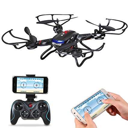 Holy Stone F181W WiFi FPV Drone with 720P Wide Angle HD Camera RC Quadcopter with Altitude Hold, Gravity Sensor Function, Easy Fly for Beginner, Compatible with VR Headset, Bonus Battery Included