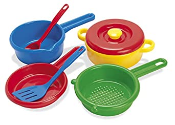 American Educational Products DT-4206 Pot, Sieve and Pan Activity Set, 3.904" Height, 6.822" Wide, 11.5051" Length