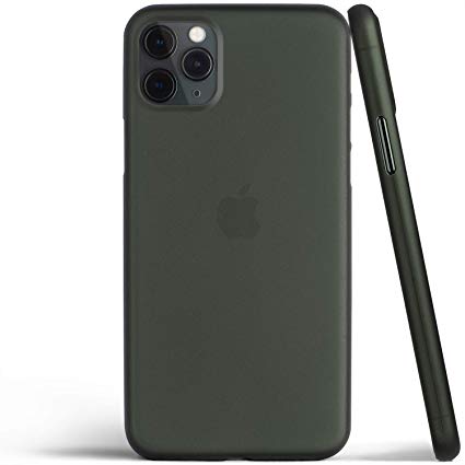 totallee Thin iPhone 11 Pro Max Case, Thinnest Cover Ultra Slim Minimal - for Apple iPhone 11 Pro Max (2019) (Green)