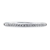 BERRICLE Sterling Silver Cubic Zirconia CZ Wedding Bridal Eternity Band Ring